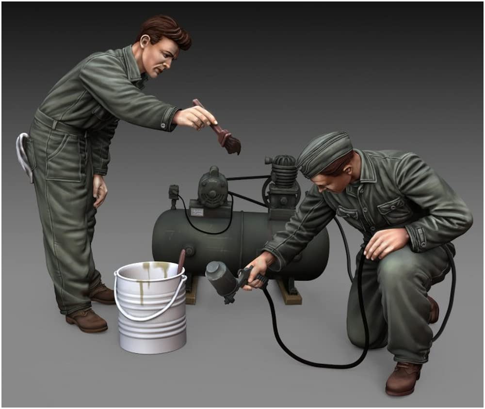 

Royal Model 1/72 Раскрашиваемые солдатики (Набор из 2) Смоляной набор RM898