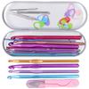 Crochet Hook Set Alumina Crochet Needle Colorful Sweat  Knitting Tools Household Supplies