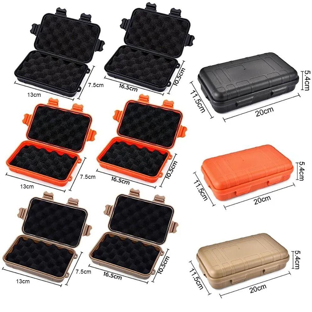 1Pcs New S/M/L Size Travel Storage Box Plastic Outdoor Survival Box Waterproof Sealed Camping Container