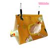 Triangle Bird Cage Parrot Plush Nest Pet Parrot Nest Budgie Warm Winter Hammock Cage House Hut Tent Bed Hanging Cave Pet Product