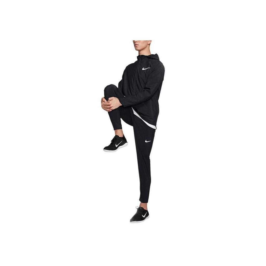 Nike Essential Running Training Quick-Dry Woven Pants Men Bottoms Black CD8385-010