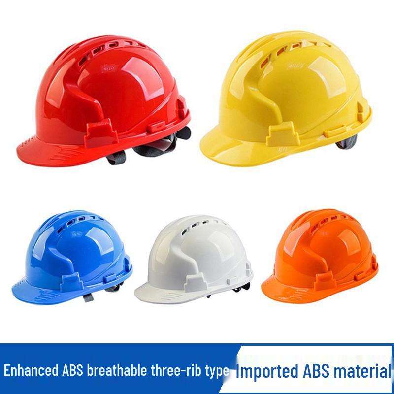 V-Shaped ABS Fiberglass Safety Helmet with Breathable Design and Custom Logo Printing