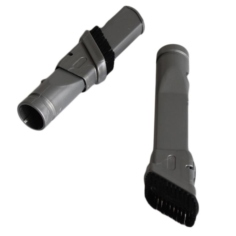 Praktischer Kombi-Bürsten-Staubsauger mit 1 Stück 2-in-1-Aufsatz DC27 DC33 V6 für Haushalt, Kunststoff + Bürste, Haare, Sofa