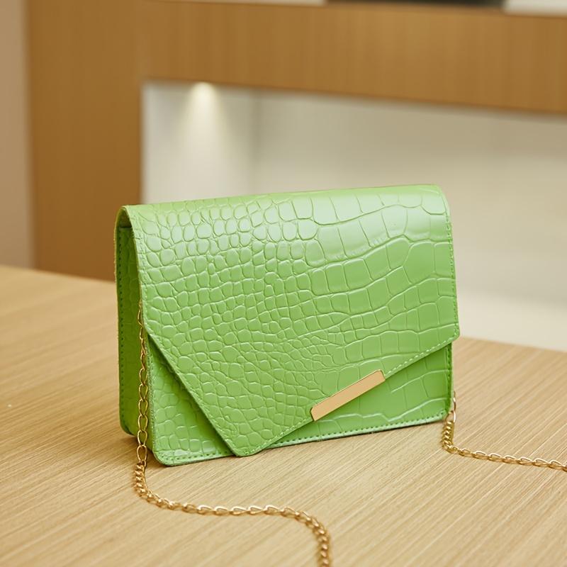 Lady's Envelope Clutch with Chain Strap
