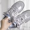 2 cm Forstørrede Silke Satin Snørebånd Til Tyske Træningssko Sølvgrå DIY Silke Bånd Snørebånd Sneakers Afslappet Sportssko Snørebånd