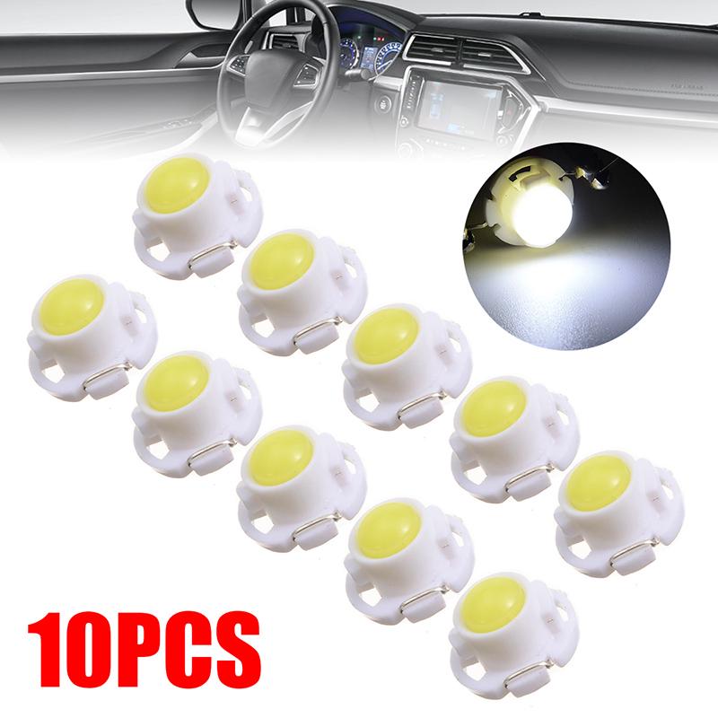 

PDTO 10x T4.7 White LED Instrument Dashboard Climate Control Light Bulb 12V