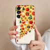 Cartoon Christmas Style Phone Case For Samsung S25,24,23,22,21,S20,Ultra,Plus,FE Black Soft Cover