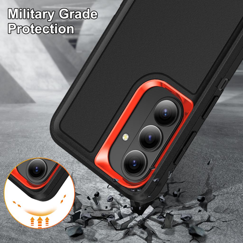 For Samsung Galaxy S26+ Case PC + Silicone + EVA Anti-Drop Kickstand Phone Cover