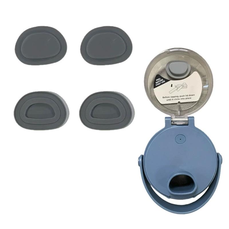 6PCS Blender Spout Sealing Caps Heat Resistant Silicone Replacement Part Silicone Texture Suitable for Mixing Machines