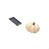 Elegant Rectangular Serving Tray Table with Pumpkin Pillow Accents for Home Hotel Bar Snack Coffee