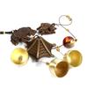 Gold Metal Elephant Wind Chimes Metal Outdoor Yard Decor Hanging Bell Ornament  Window Decoration