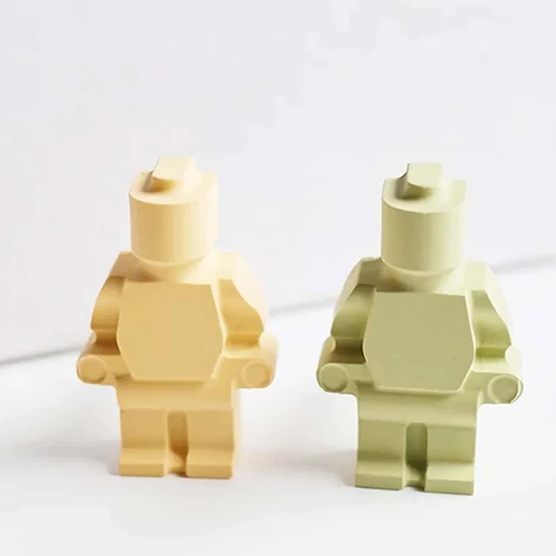 1 szt. forma klocka robota, ręcznie robiona forma silikonowa