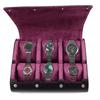 Watch Travel Case - for Men - for Women -New Watch Roll Travel Case Organizer Display - Watch Case - 6 Slots Watch Box Organizer