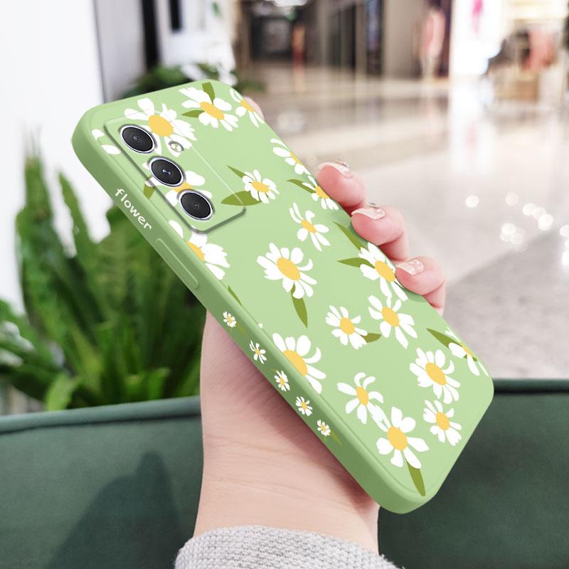 Flying Daisies Case For Samsung Galaxy A54 A34 A24 A16 A14 A05 A06 A73 A53 A33 A23 A13 A72 A52 A52S A32 A22 A12 A71 A51 4G 5G