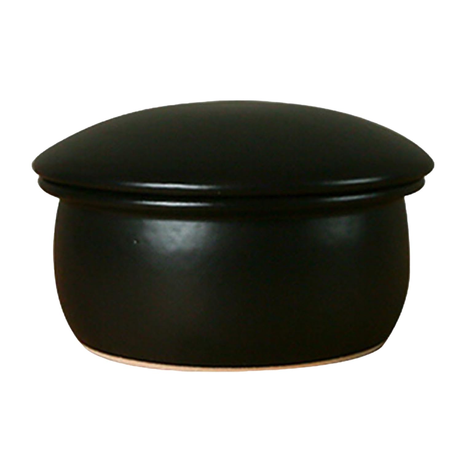 

Taisei Kiln Small Black Banko Ware Earthenware Rice Container, Heat-Resistant, Microwave, Oven, and Dishwasher Safe, Rice Storage Container