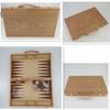 Deluxe Wooden Chess & Backgammon Set with Strategy Game Packaging