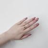 Retro Light Luxury Hand-held Flower Olive Green Brushed Wrap Ring Fashionable and Versatile Temperament
