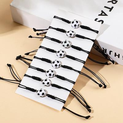 5/10Pcs Soccer Bracelets Charm Kids Birthday Party Favors Gift for Guests Pinata Filler Sports Theme Party Decoration Supplies