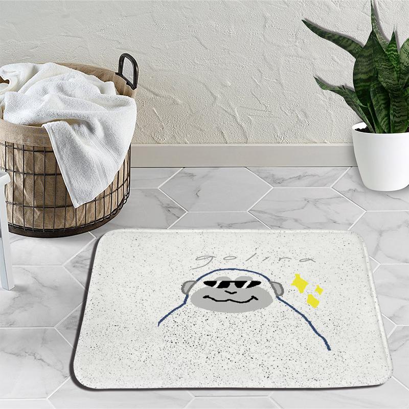 Gorilla Tag Monke Carpets for Living Room Cartoon Monkey Bedroom Decor Bedside Carpet Home Plush Rugs Fluffy Soft Lounge Rug Floor Mat