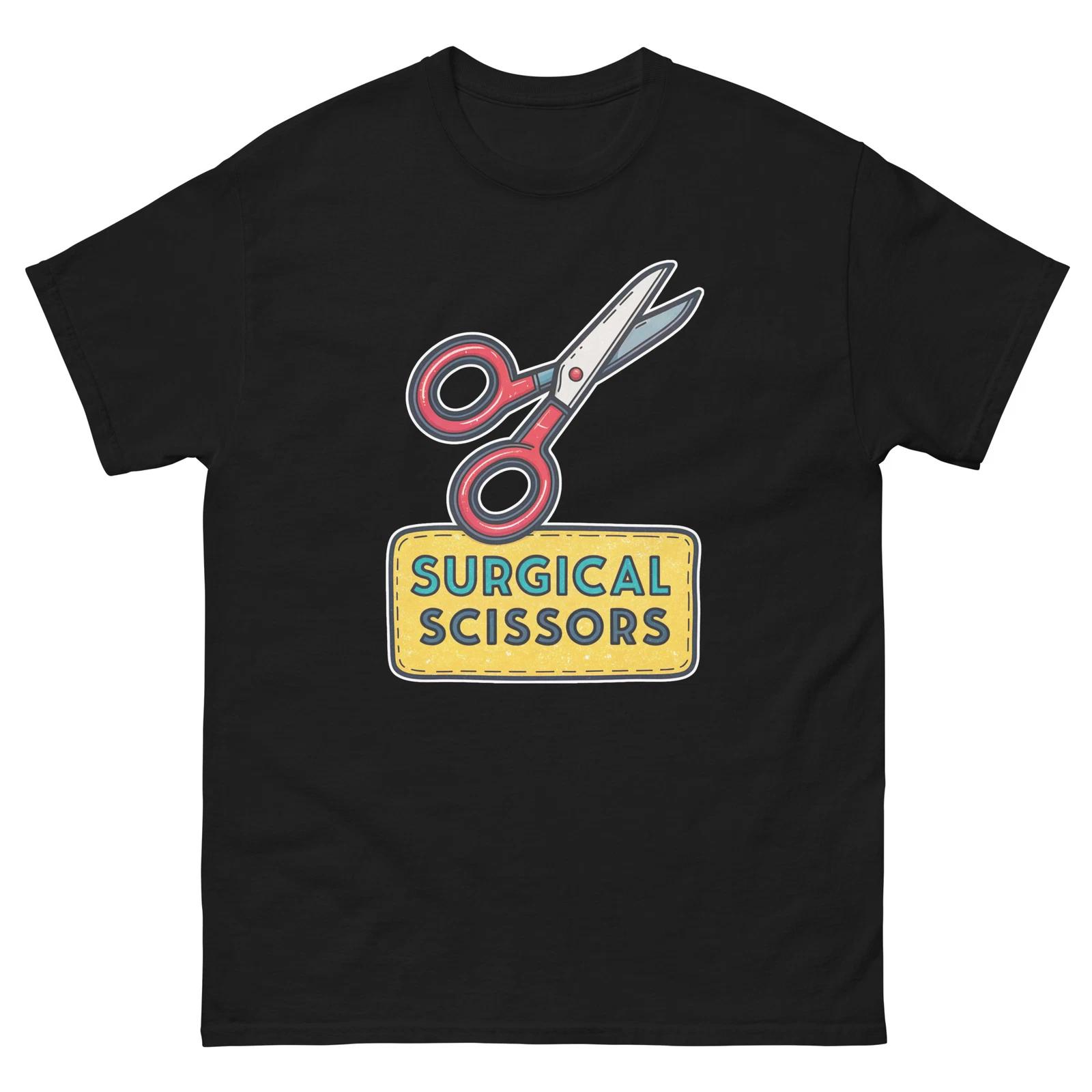 Surgical Scissors Hospital Health Medical Safety T-Shirt 3XL
