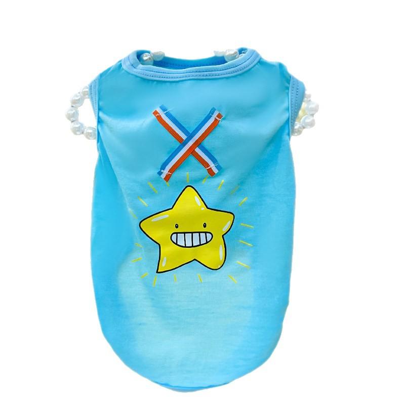 Pet vest summer thin teddy than bear Pomeranian French bucket corgi Yorkshire Schnauzer cat dog clothes