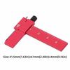 Tungsten Steel Blade Model Carving Ruler Adjustable Scribing Ruler  Model Crafting
