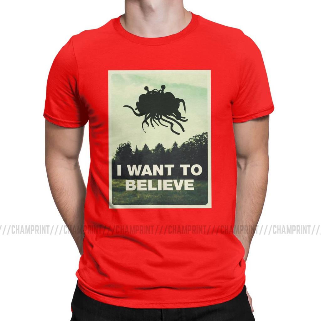 Flying Spaghetti Monsterism Believing T Shirts Men S T Shirts Pastafarianism Fsm Religion Church Novelty Tees