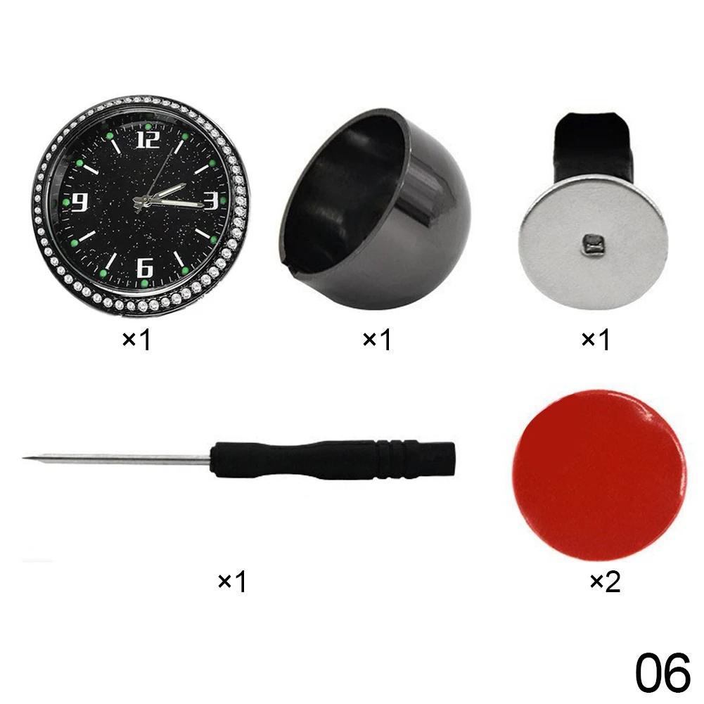 Luminous Auto Gauge Clock Mini Car Air Vent Waterproof Quartz Clock with Clip Air Outlet Watch Clock For Styling Car Accessories