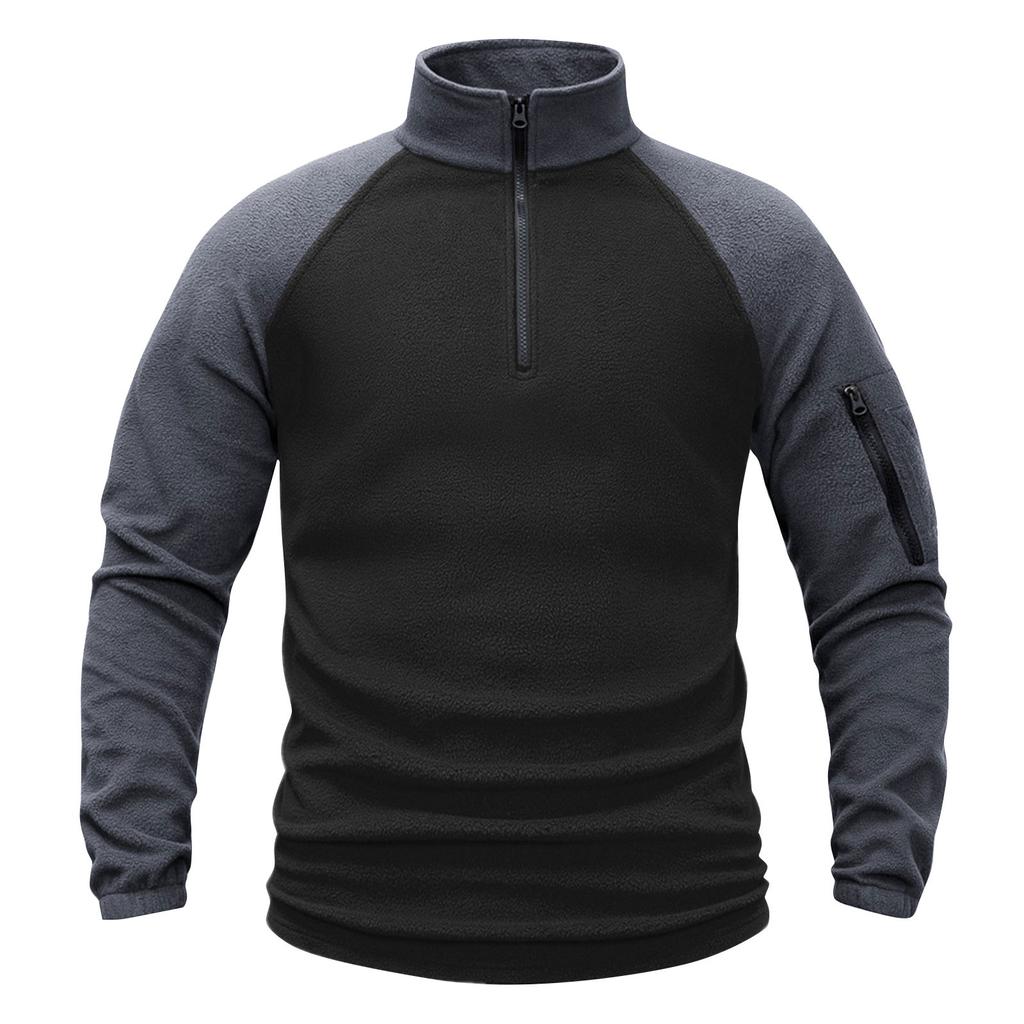 Men's Sweatshirt Loose Solid Color Outdoor Warm Breathable T-Shirt Top