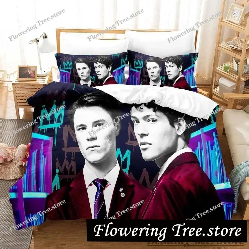Young Royals TV Bedding Set Single Twin Full Queen King Size Bed Set Aldult Kid Bedroom Duvetcover Sets parure de lit Bed02