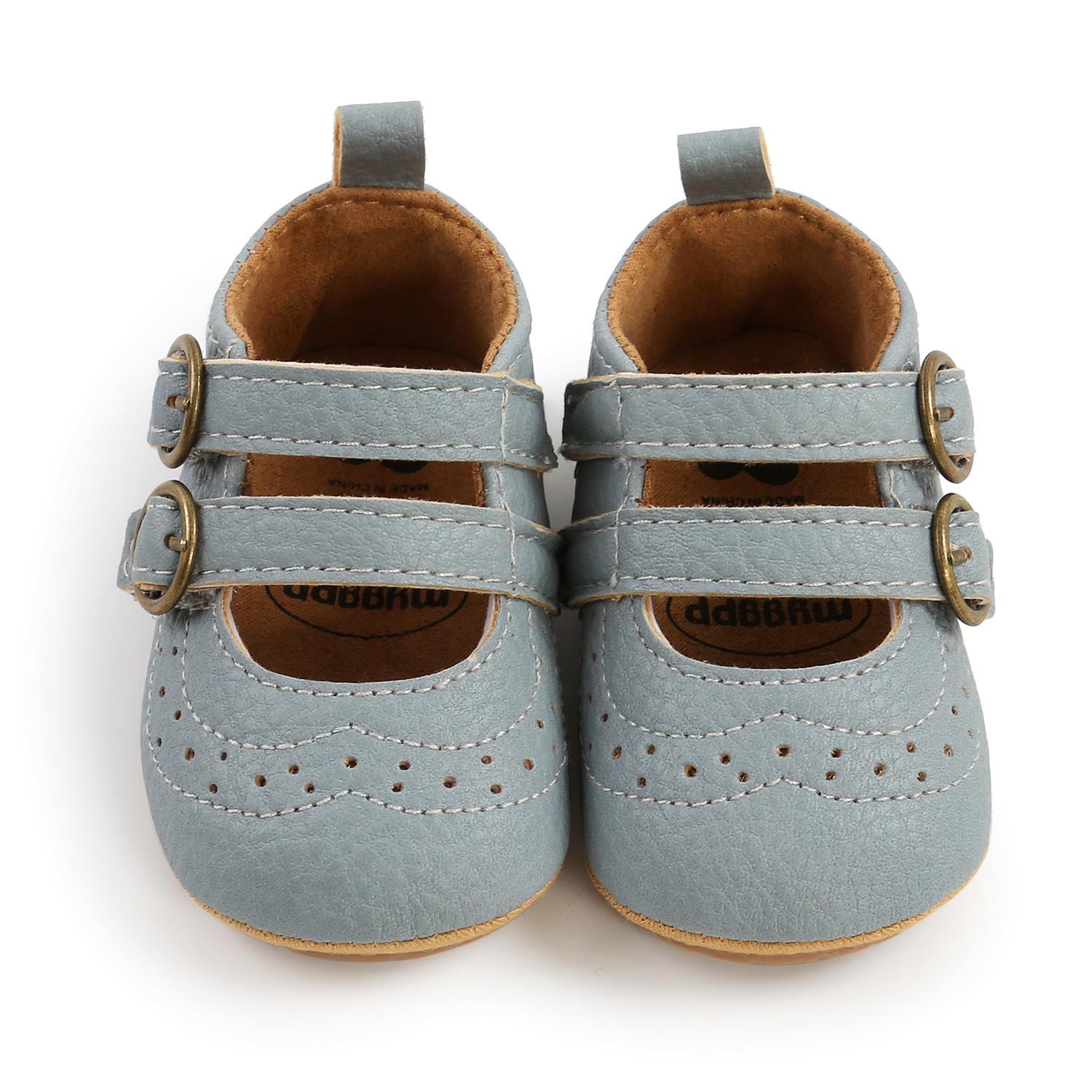 

MYGGPP Пряжка Baby Princess Shoes Baby Toddler Shoes Дитяче взуття 13cm синій