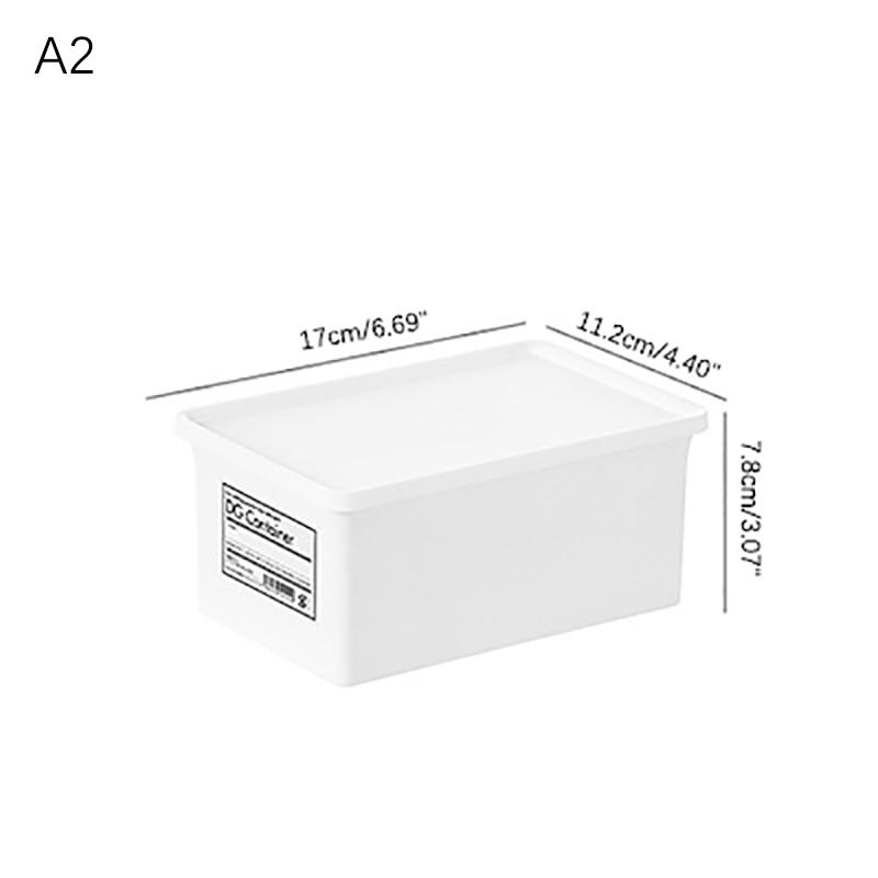 White Laundry Room Storage Box Scent Booster Laundry Beads Powder Container Clothes Clips Case With Dustproof Lid Organizer Box