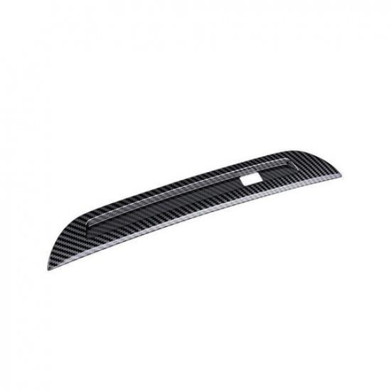 For Mazda 3 Axela 2019-2024 Carbon Fiber Center Console USB Socket Panel Trim