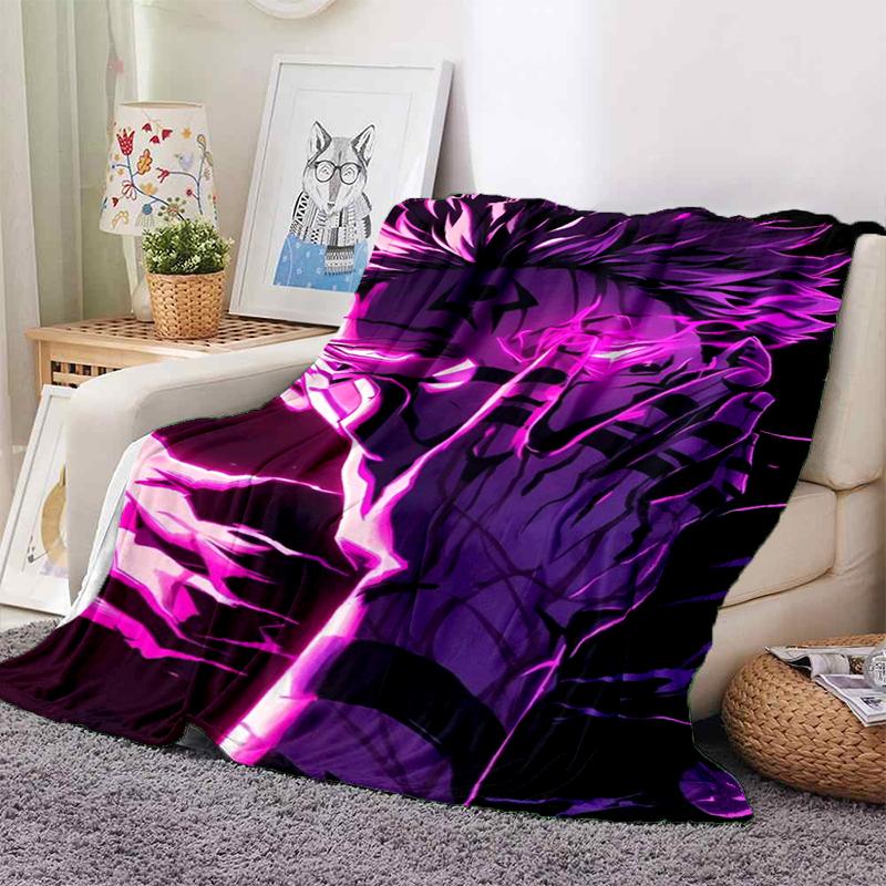 3D Cartoon Jujutsu Kaisen Anime Itadori Yuj Blanket,Soft Throw Blanket for Home Bedroom Bed Sofa Travel Picnic Office Cover Kids
