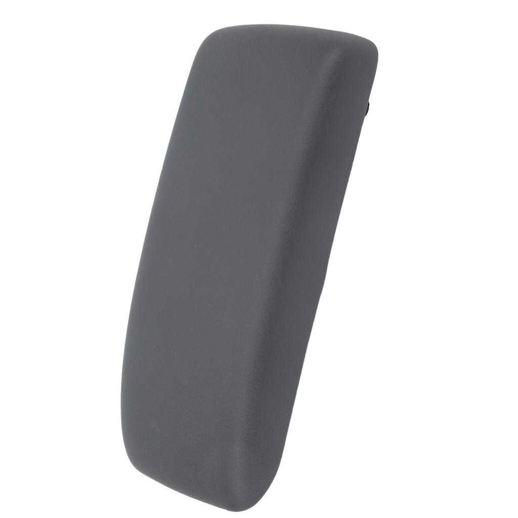 Center Console Lid Armrest Cover PU Leather Sponge Lining AM 3398074010 Replacement for Tacoma 1995‑2000 Grey