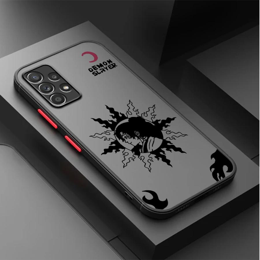 Phone Cover Case for Samsung Galaxy A16 A15 A56 A55 A73 A33 A34 A36 A52S A72 A54 A35 A17 A52 A53 A14 A23 Cool Demon Slayer