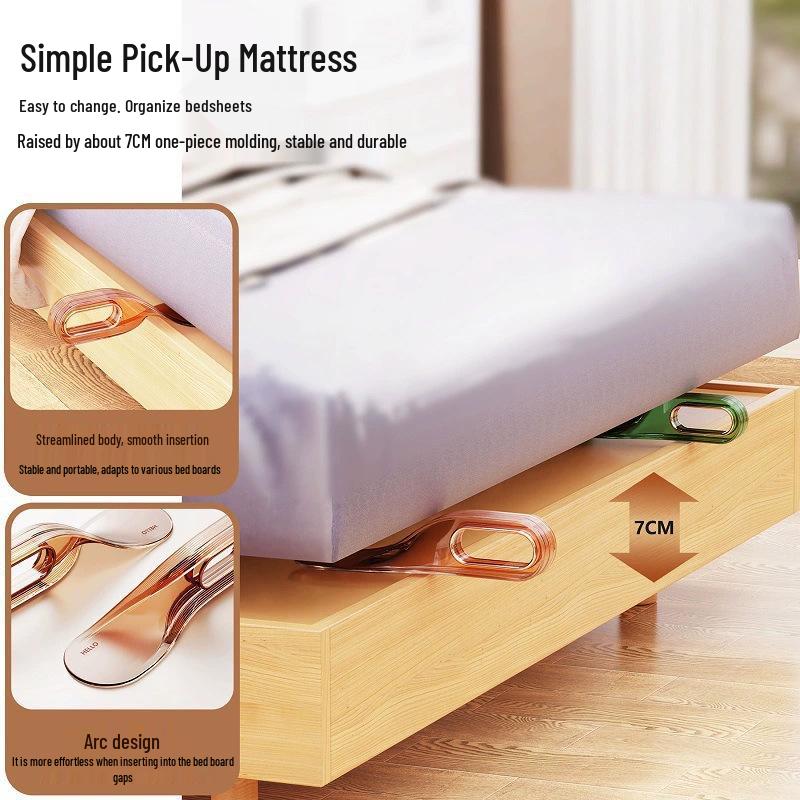 New Bed Sheet Organizer: Elevates Mattress, Closes Gaps, Simplifies Sheet Changes