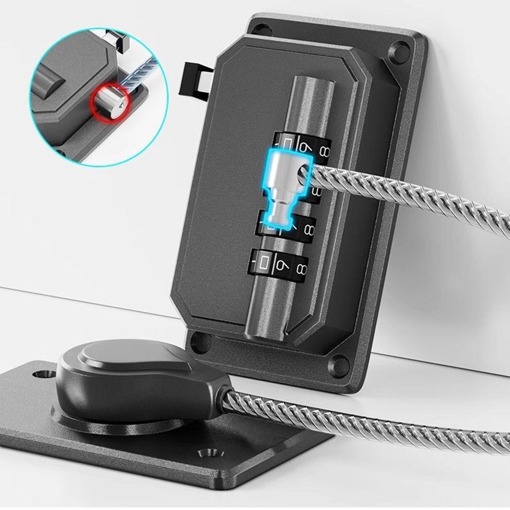 Einklemmschutz-Hand-Baby-Sicherheitsschloss, einstellbar, kein Bohren, Schrankschloss, Kinderschutz, Kühlschranktür, Codeschloss für Zuhause