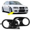 2 Stück Nebelscheinwerferabdeckung für E46 M3 2001-2006 Frontstoßstange Zubehör Doppel-Loch Nebelscheinwerferblenden 4-Türer Limousine