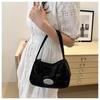 Premium pink underarm women's bag 2025 new portable Internet celebrity explosion shoulder bag fashionable simple dumpling bag