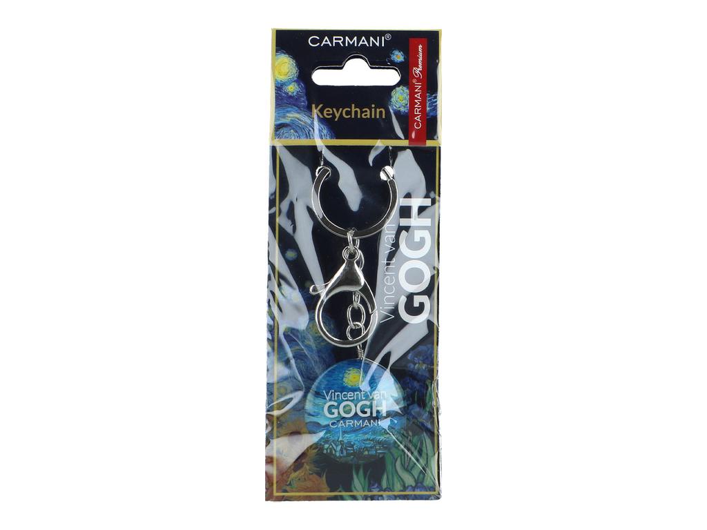 Keyring Van Gogh Starry Night Carmani Pendant Art