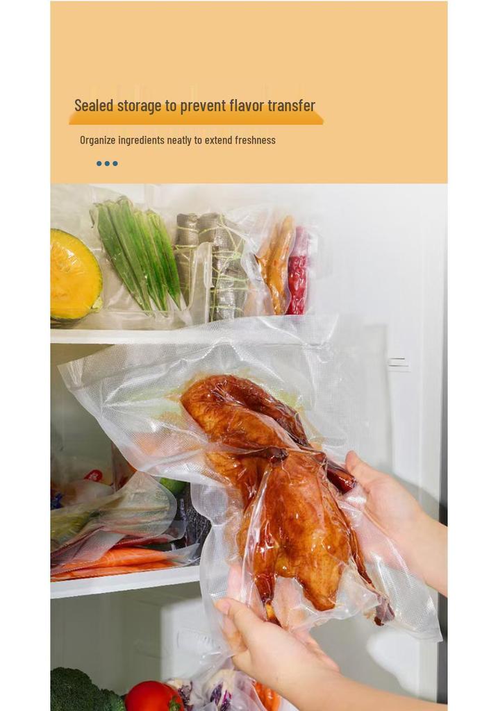 Dual-Use Dry & Wet Vacuum Sealer Machine for Home Kitchen