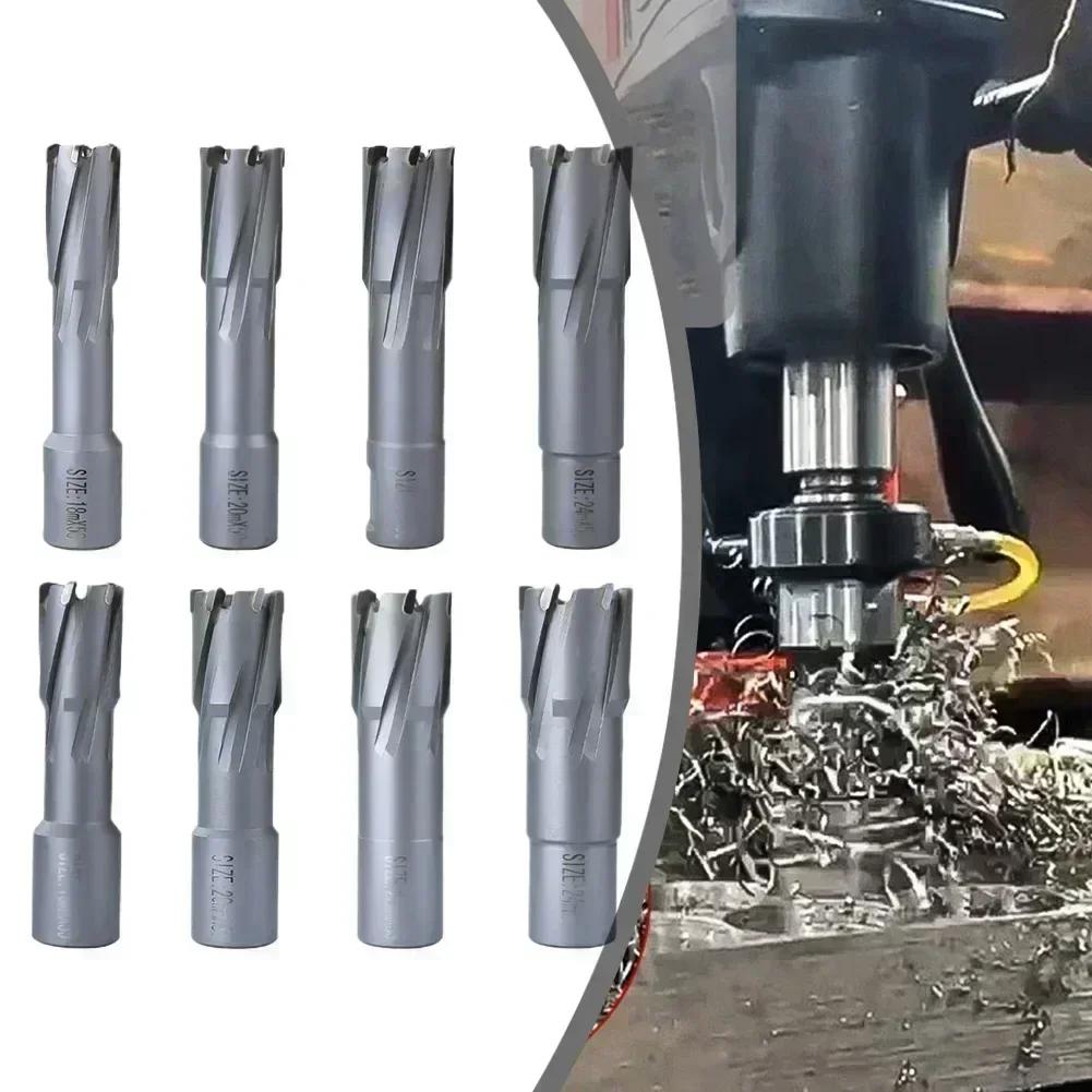 Hollow Drill Bit, Magnetic Drilling And Reaming Drill Bit, Depth 35mm, 50mm Carbide Ring Milling Cutter Power Tool Accessories