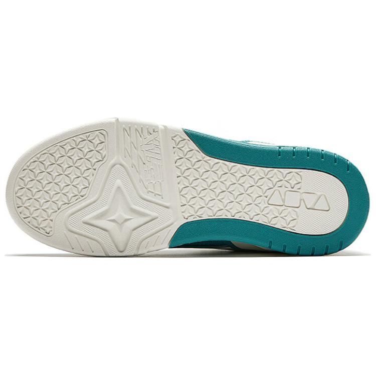 Anta Comfortable Versatile Non-Slip Lightweight Low-Top Skate Shoes Women sneaker White Blue 122518040-4