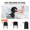 SucceBuy 30/50/100pcs Stretch Spandex Folding Chair Covers Universal Fitted Chair Cover Removable Washable Protective Slipcovers