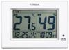 RHYTHM CITIZEN Digital LifeNavi D200A with x x Thermometer/Hygrometer Clock, White, 10.5 14.5 2.4 cm, 8RD200-A03