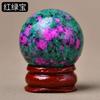 Natural pink crystal, tiger eye stone, aventurine, obsidian crystal ball, mini ball ornament, home decoration item