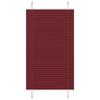 VidaXL Store Plissé Rouge Bordeaux 80x100 Cm Largeur Du Tissu 79,4 Cm, Store Plissé De Fenêtre, Store Accordéon, Store 4015224