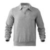 Men's Spring and Autumn Men's Long-sleeved Tops, Half-chain Jacquard Lapel Loose Sweaters