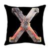 Luxury Home Decor Pillow Cover Car Living Room Sofa Cushion Cover Mechanical Style Letter Pattern Cushion Cover